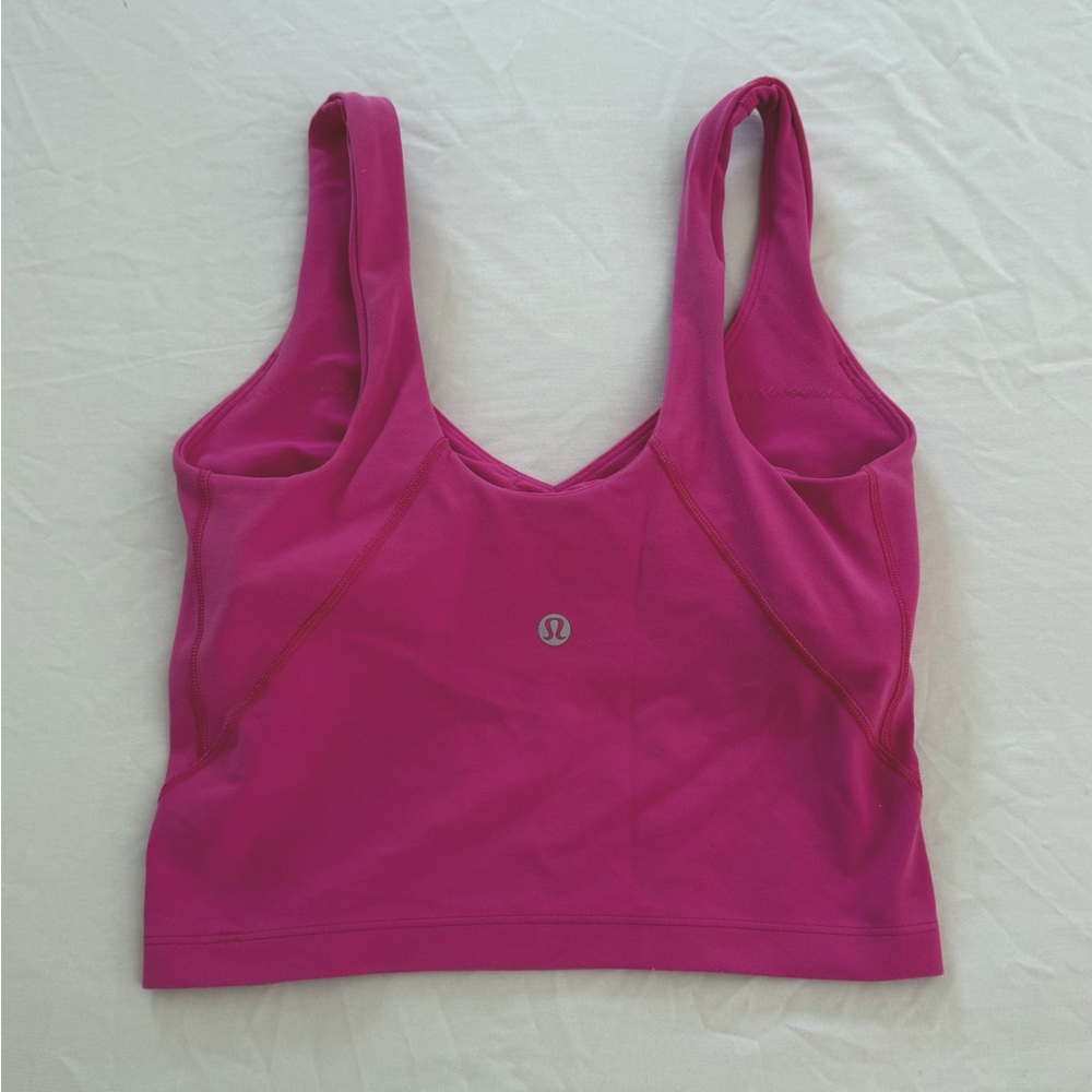 Pink lululemon align tank